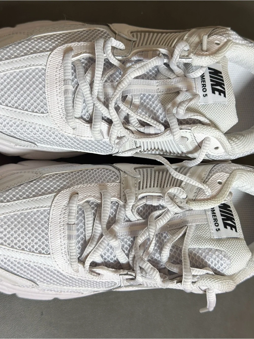 Nike Men’s White Mesh Running Sneakers